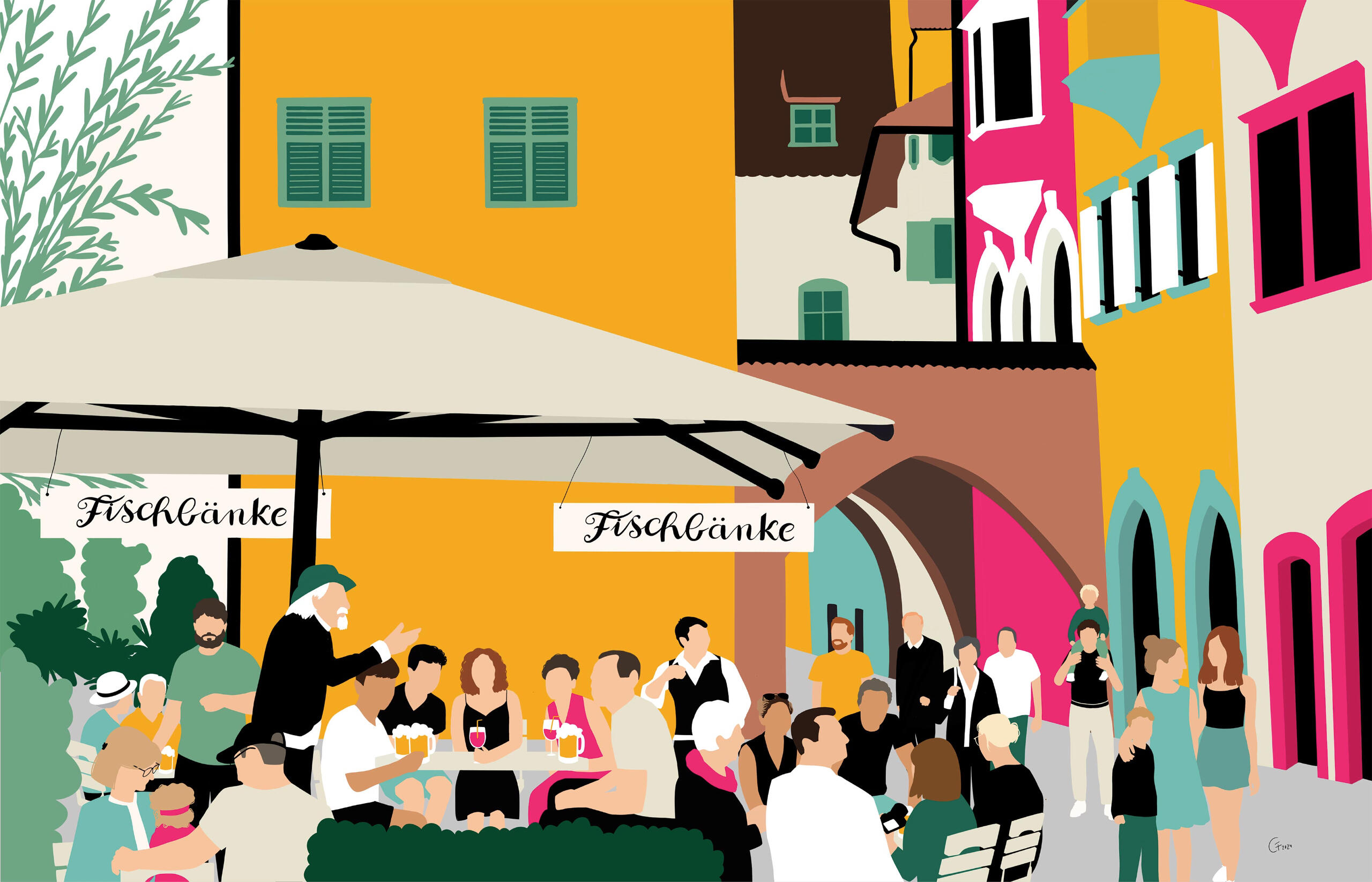 Fischbänke (Auftragsarbeit 2024 | print)