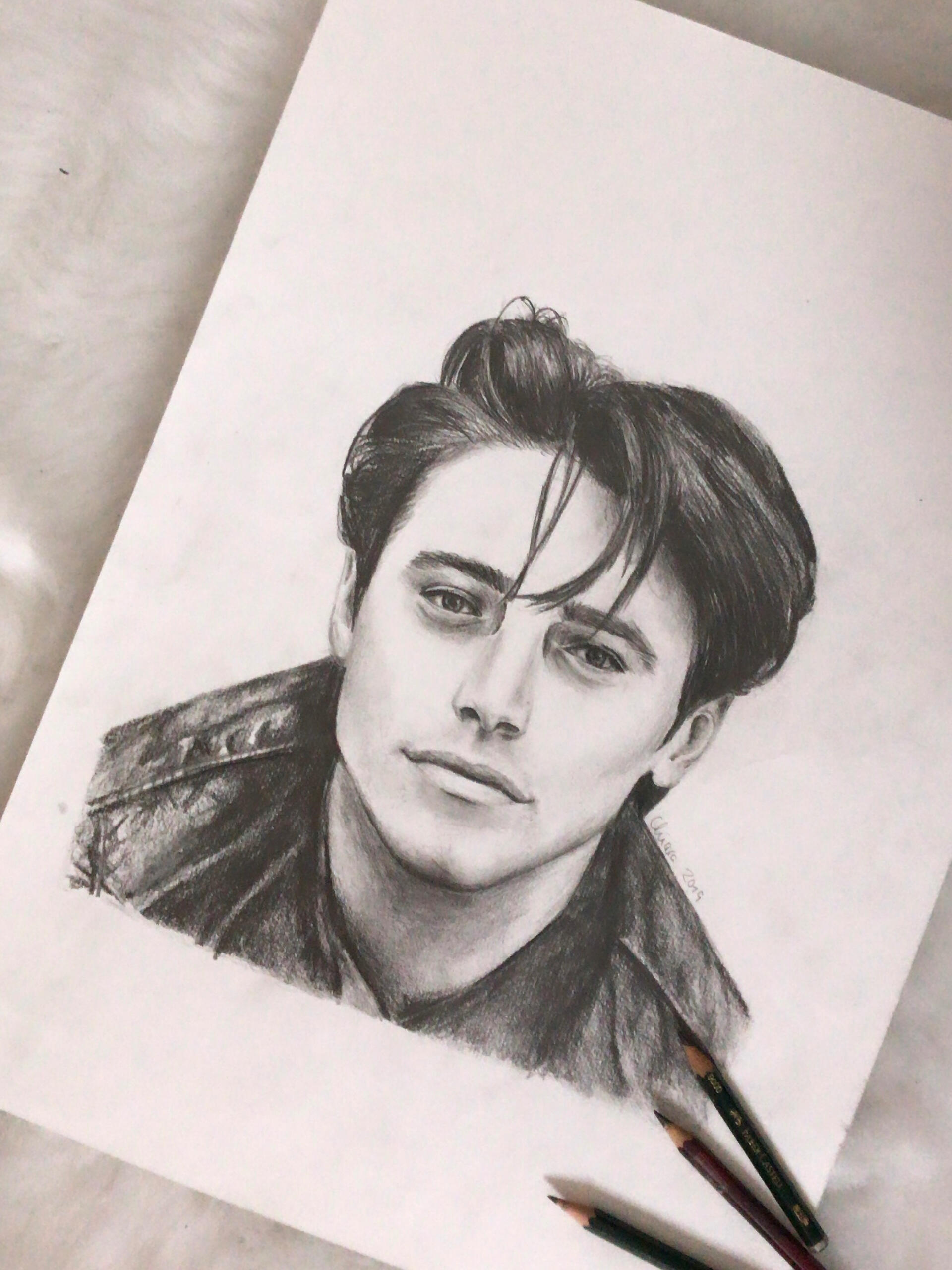 © Chiara Fuchs 2018 Realistisches Portrait von Joey aus Friends